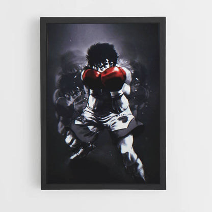 Poster Ippo Gants Rouges