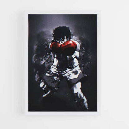 Poster Ippo Gants Rouges