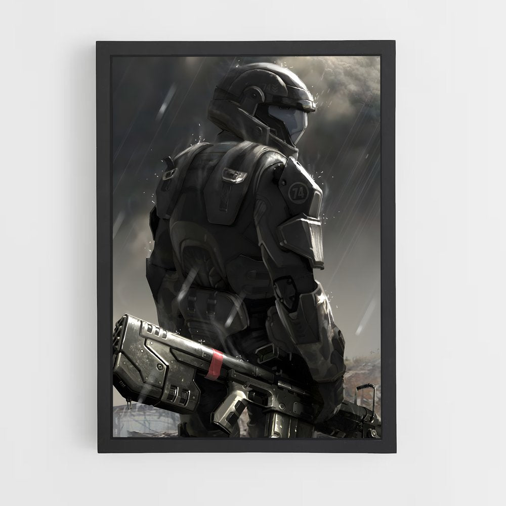 halo-11 cadre Noir
