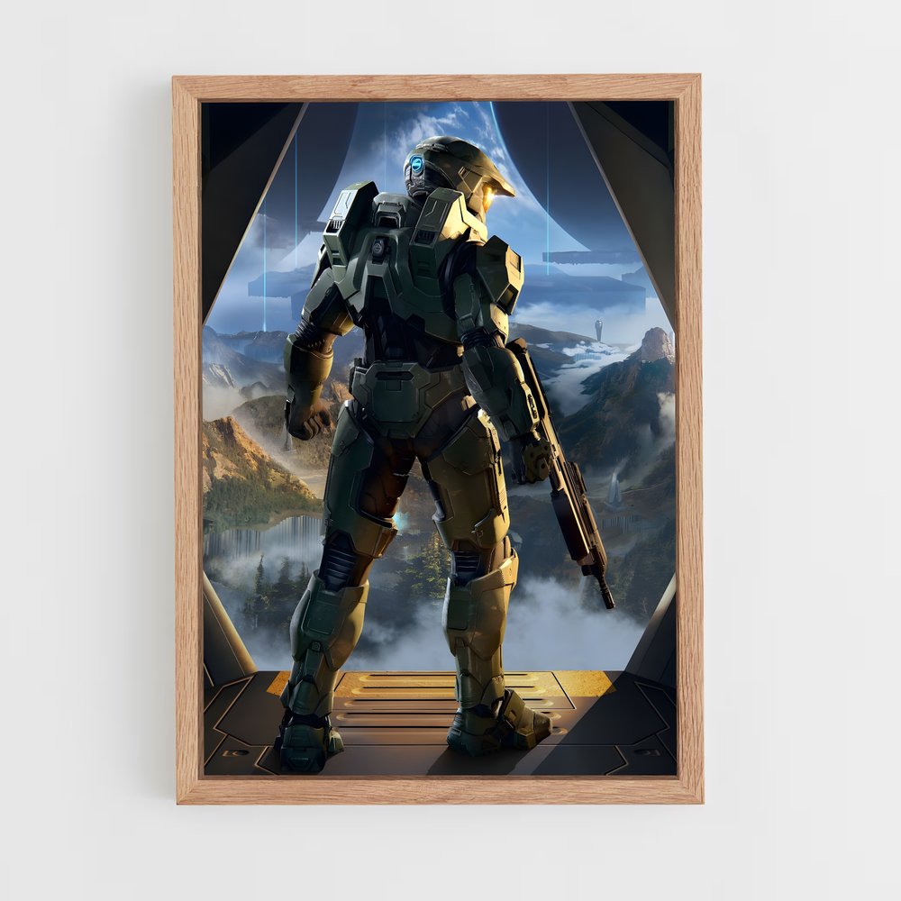 halo-9 cadre Bois clair