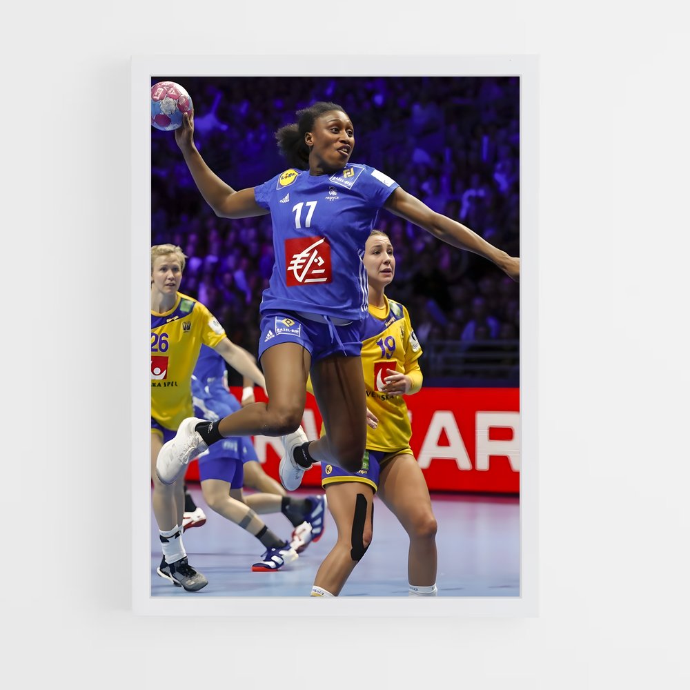 handball-2 cadre Blanc