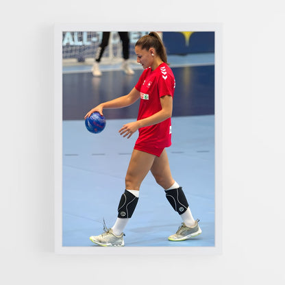 handball-4 cadre Blanc