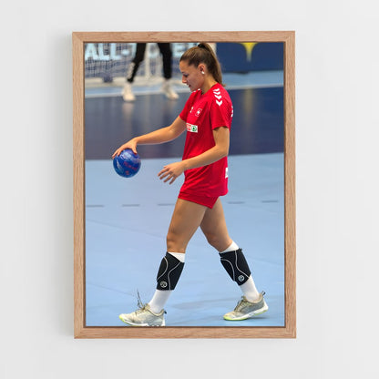 handball-4 cadre Bois clair