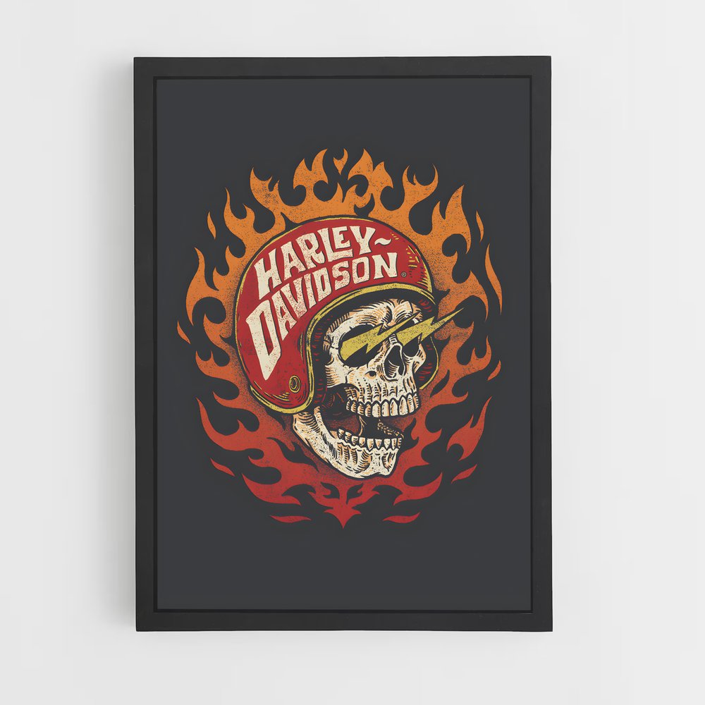 harley-davidson-3 cadre Noir
