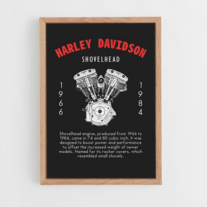 harley-davidson-7 cadre Bois clair