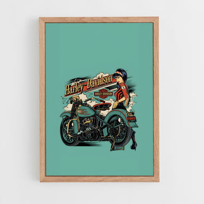 harley-davidson-9 cadre Bois clair