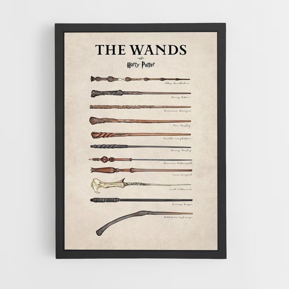 Poster Harry Potter Baguettes