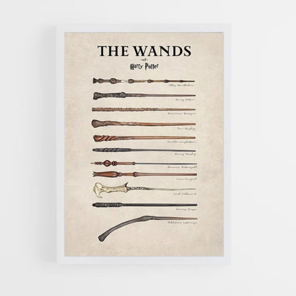 Poster Harry Potter Baguettes