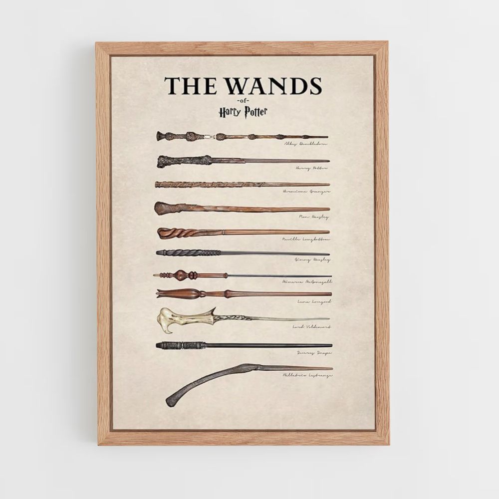 Poster Harry Potter Baguettes