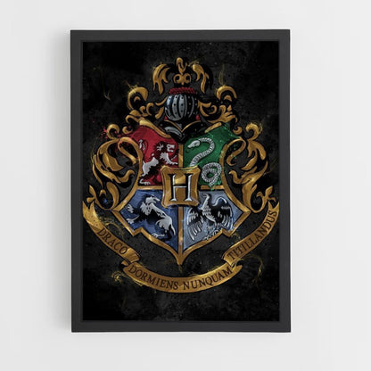 Poster Harry Potter Écussons