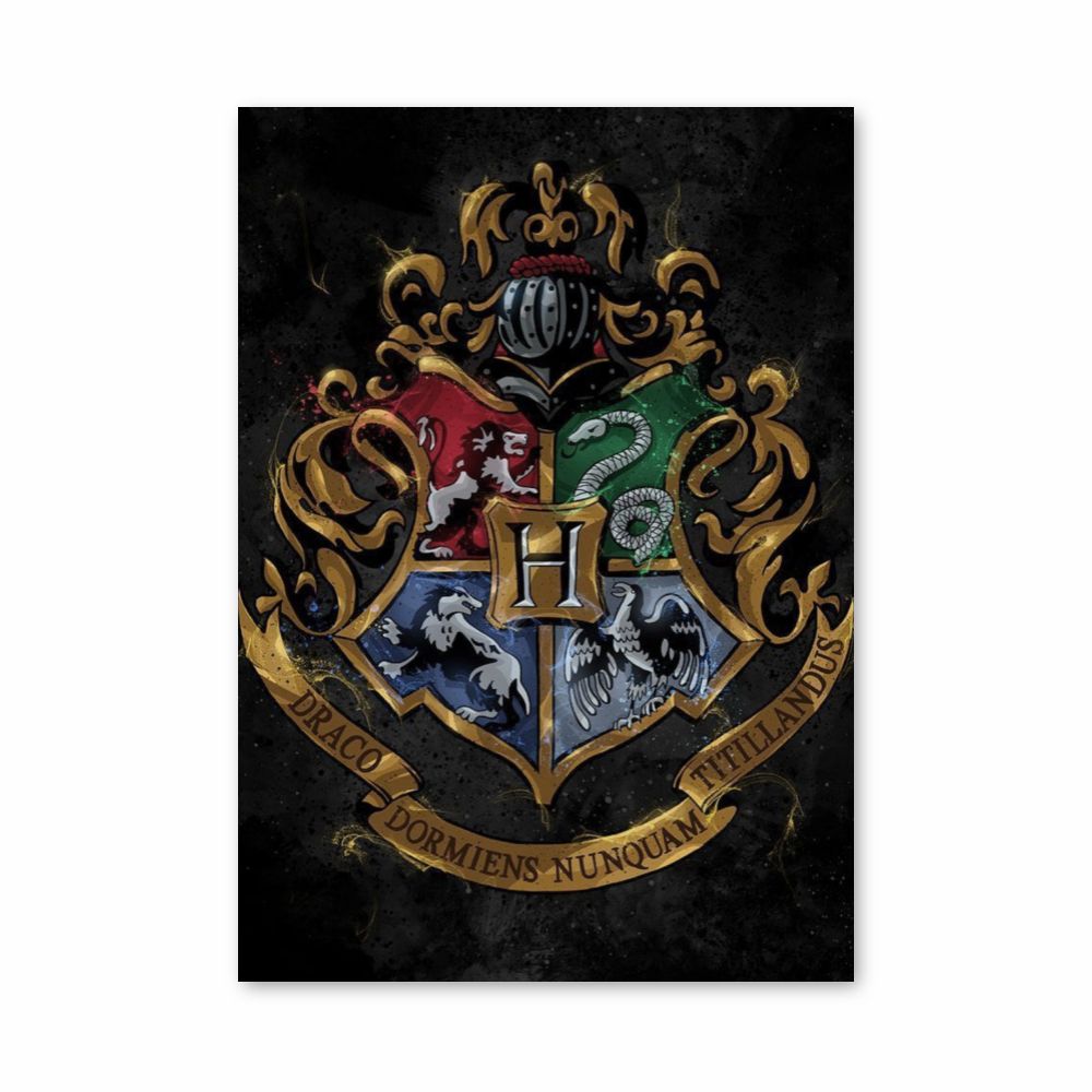 Poster Harry Potter Écussons