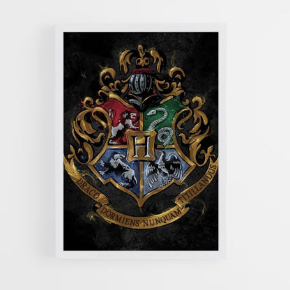 Poster Harry Potter Écussons