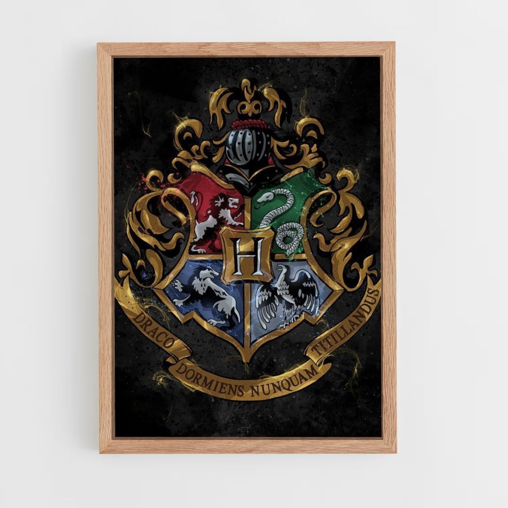 Poster Harry Potter Écussons