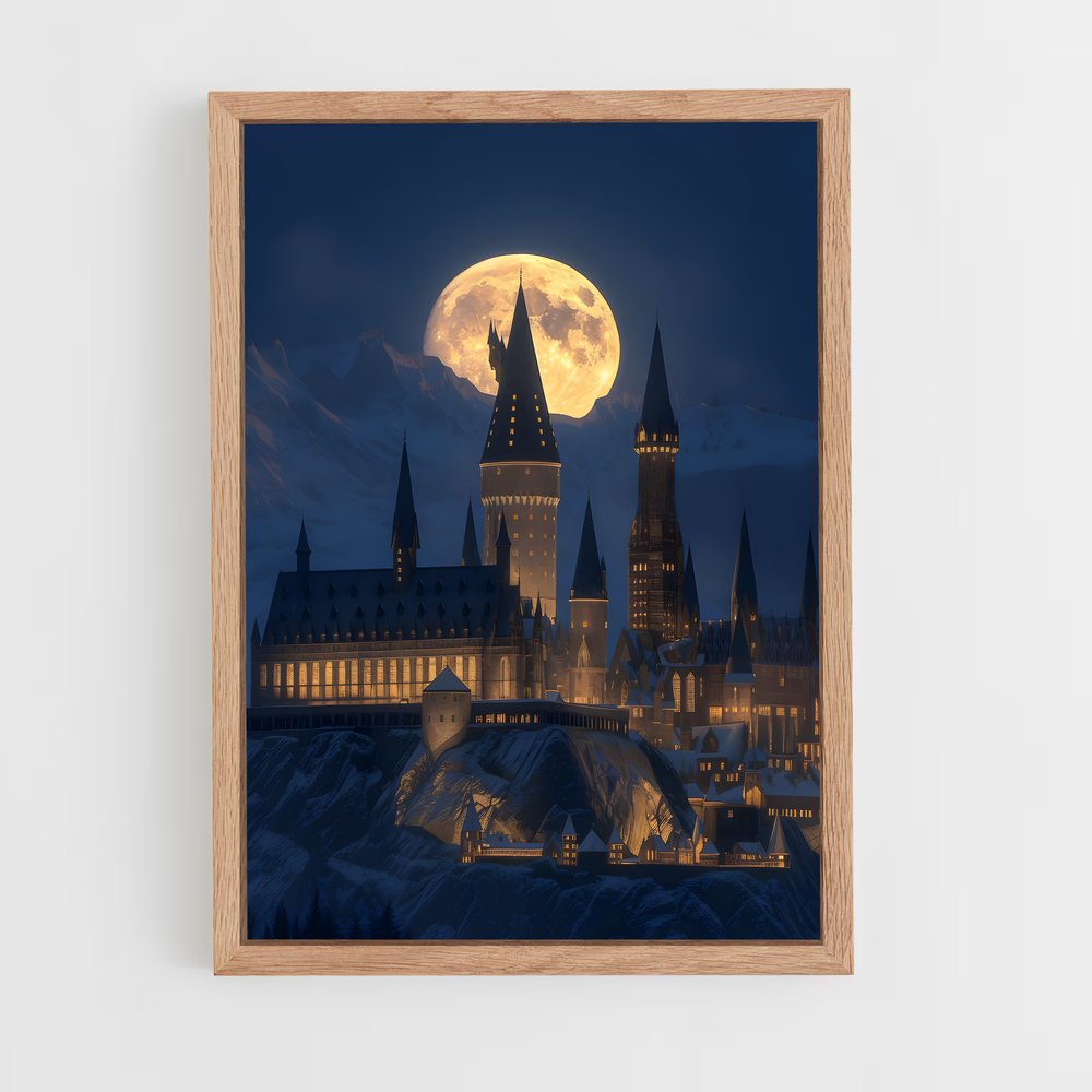 harry-potter-16 cadre Bois clair