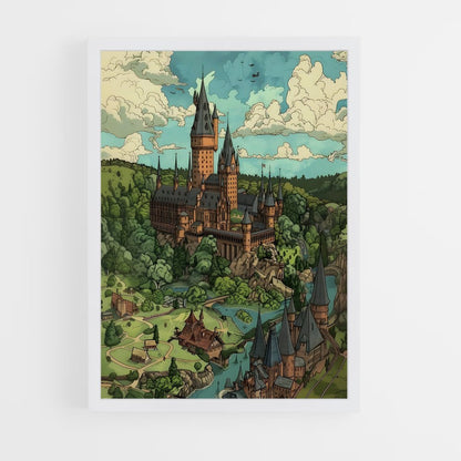 harry-potter-17 cadre Blanc