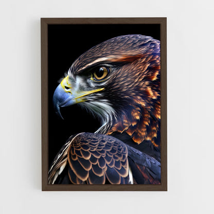 hawk-2 cadre Bois foncé