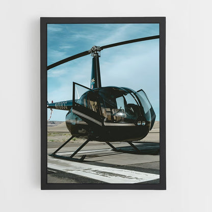 helicopter-5 cadre Noir