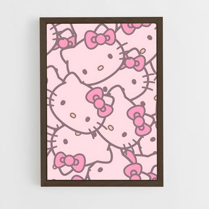 hello-kitty-11 cadre Bois foncé