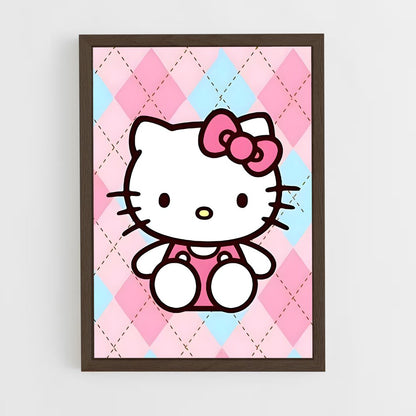 hello-kitty-12 cadre Bois foncé