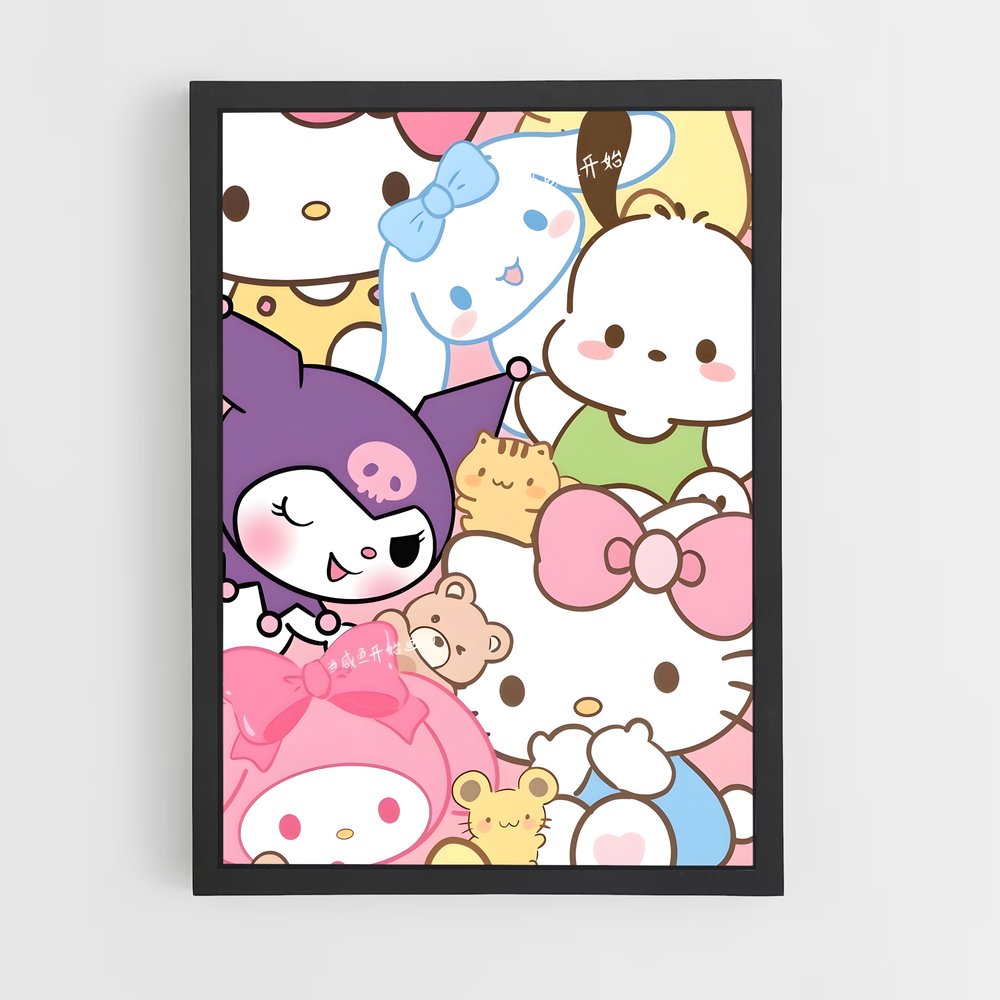 hello-kitty-19 cadre Noir