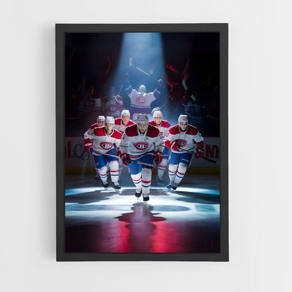 hockey-21 cadre Noir