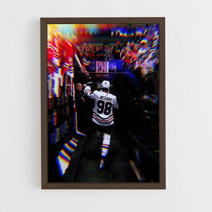 hockey-22 cadre Bois foncé