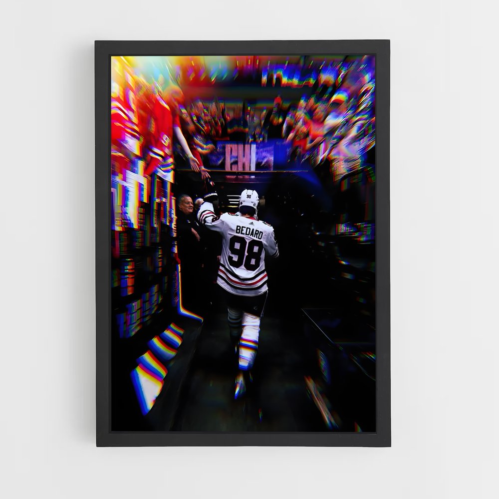 hockey-22 cadre Noir