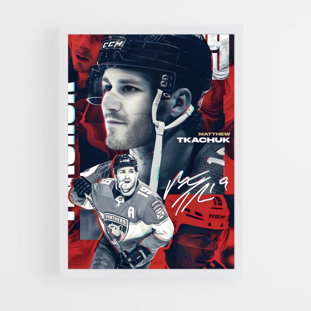 hockey-35 cadre Blanc