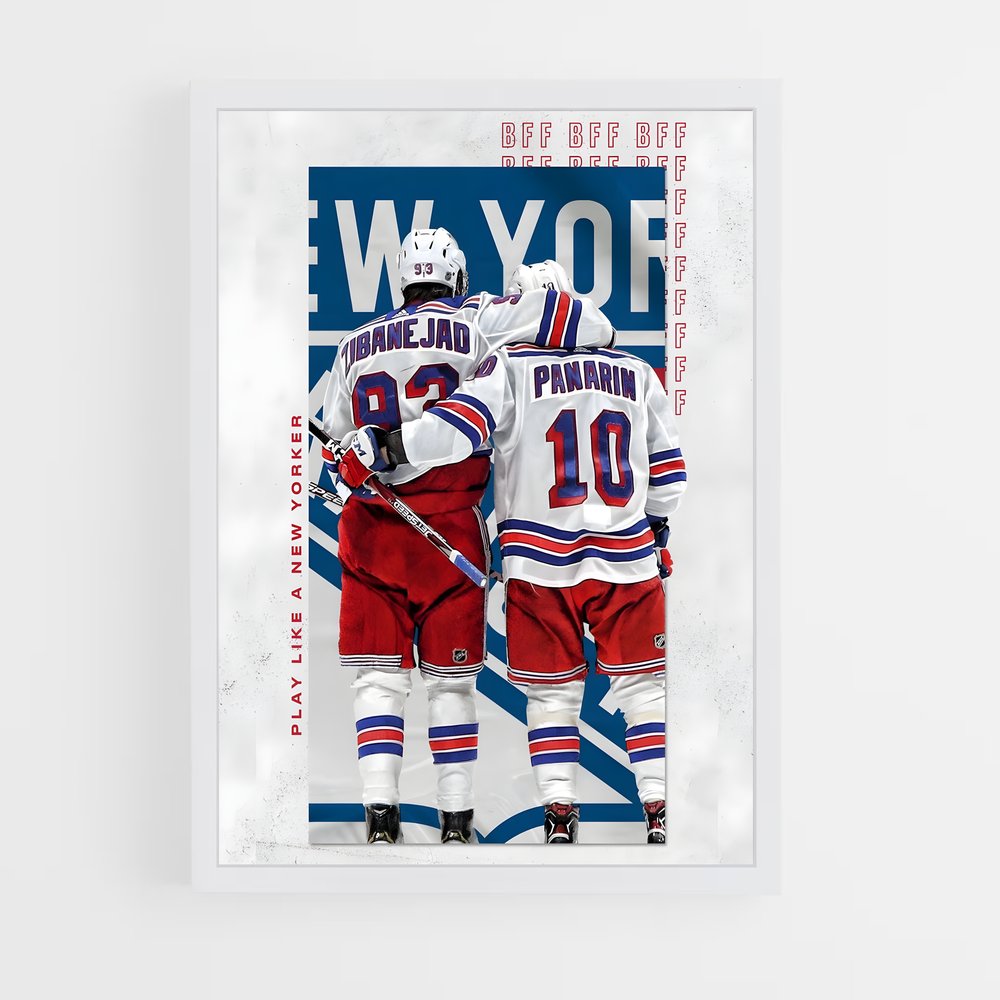 hockey-38 cadre Blanc