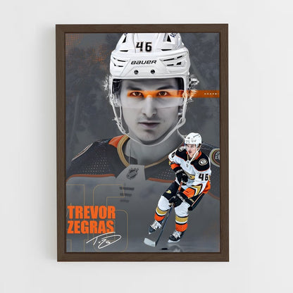 hockey-5 cadre Bois foncé