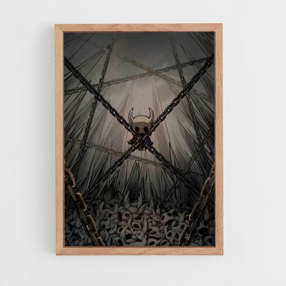 hollow-knight-14 cadre Bois clair