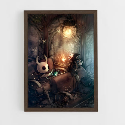 hollow-knight-7 cadre Bois foncé