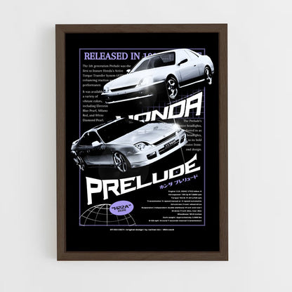 honda-10 cadre Bois foncé