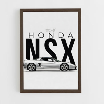 honda-14 cadre Bois foncé