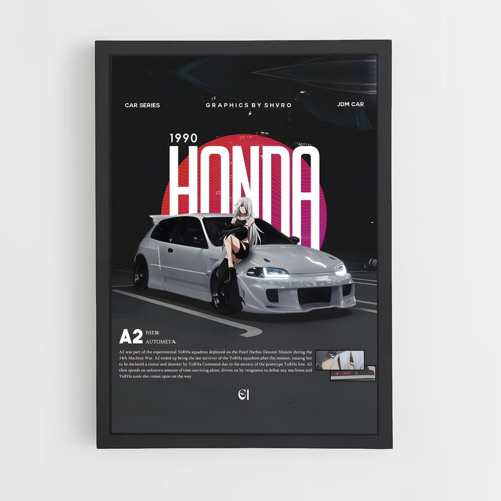 honda-18 cadre Noir