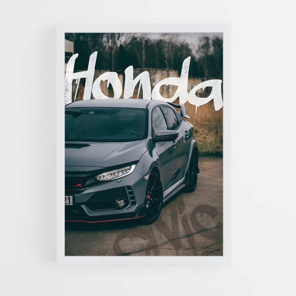 honda-3 cadre Blanc