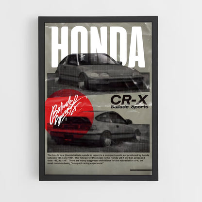 honda-6 cadre Noir