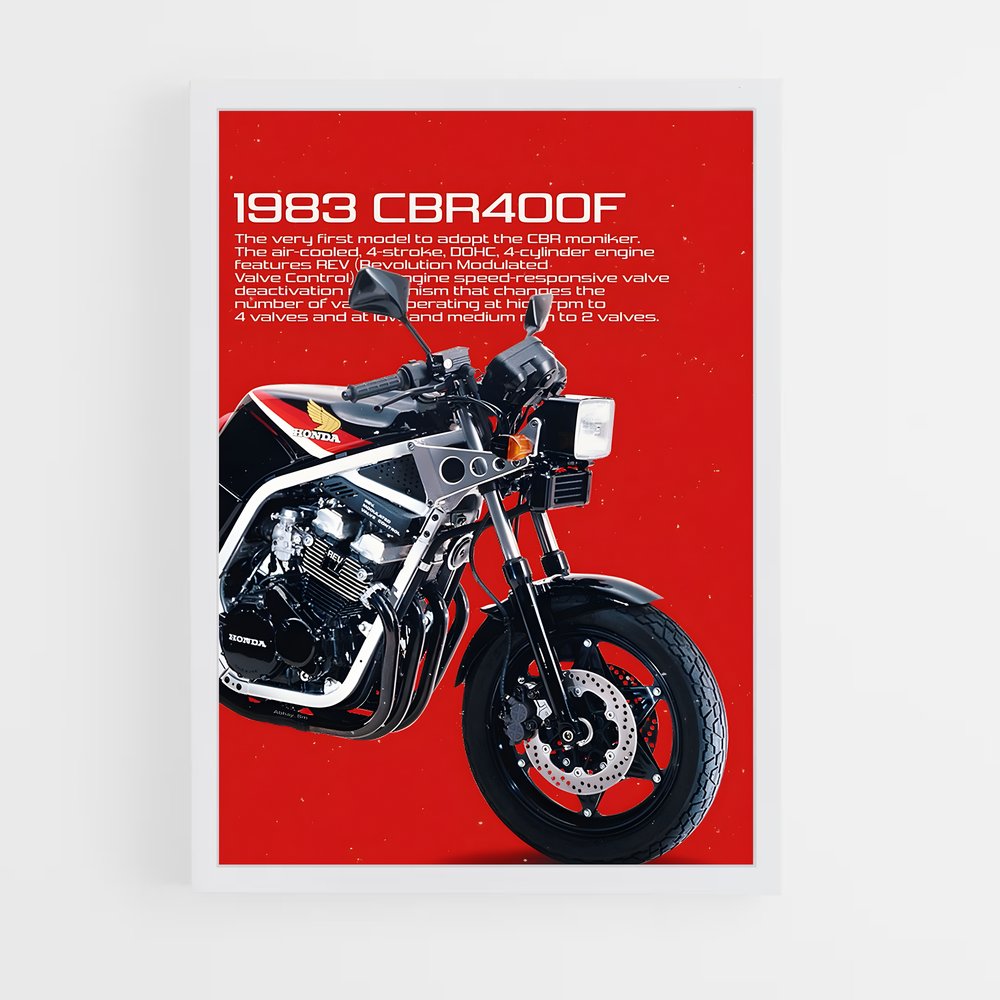 honda-moto-2 cadre Blanc