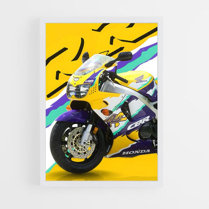honda-moto-9 cadre Blanc