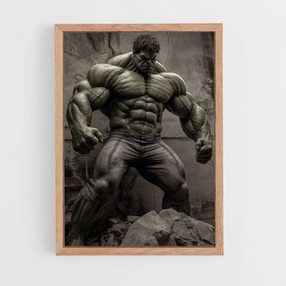 Poster Hulk Réaliste