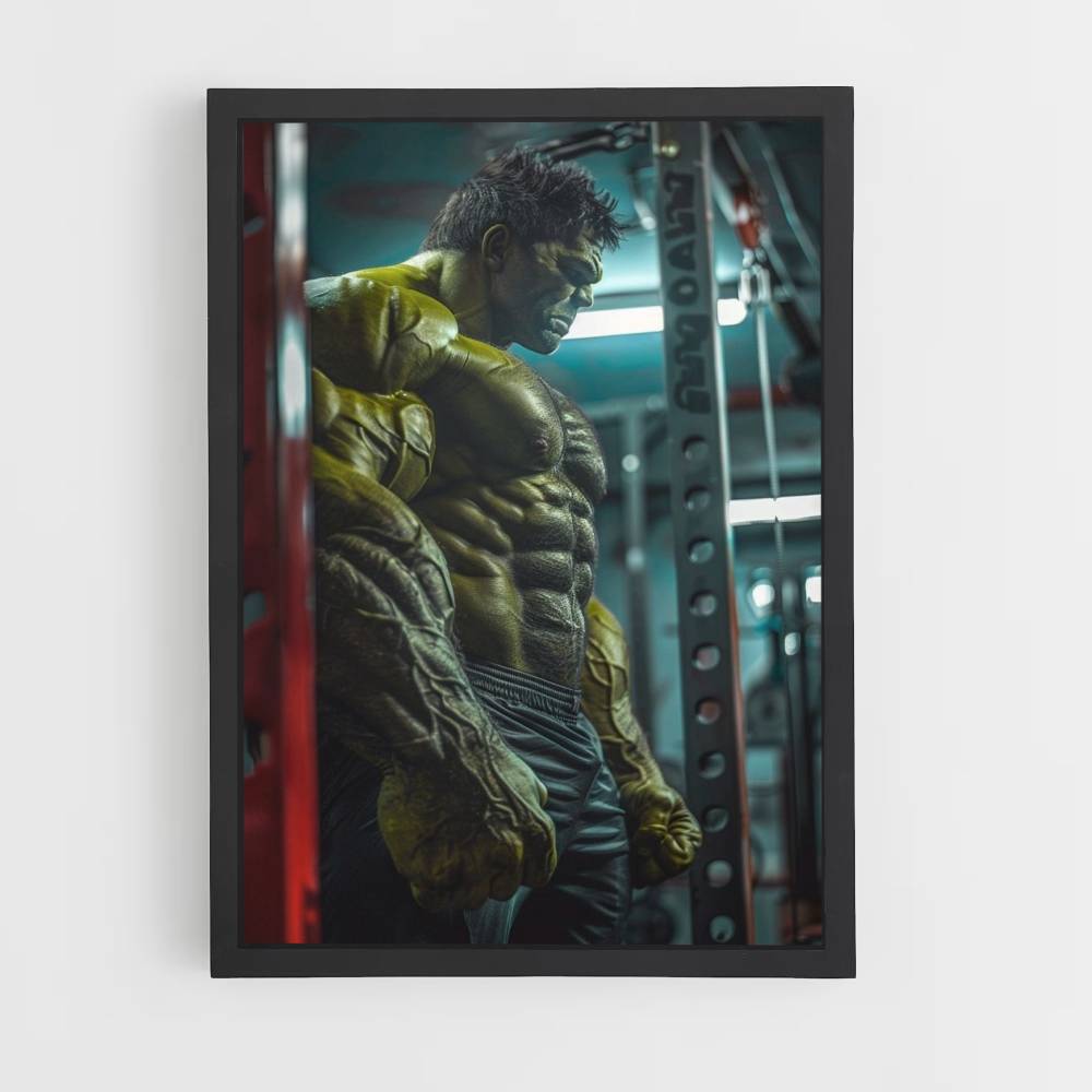 Poster Hulk Musculation