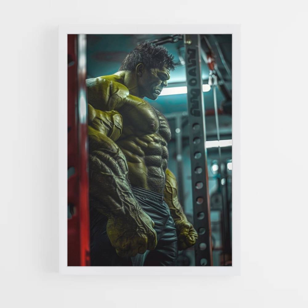 Poster Hulk Musculation