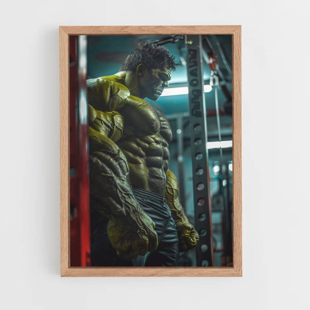 Poster Hulk Musculation