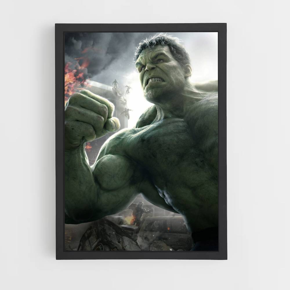 Poster Hulk Combat