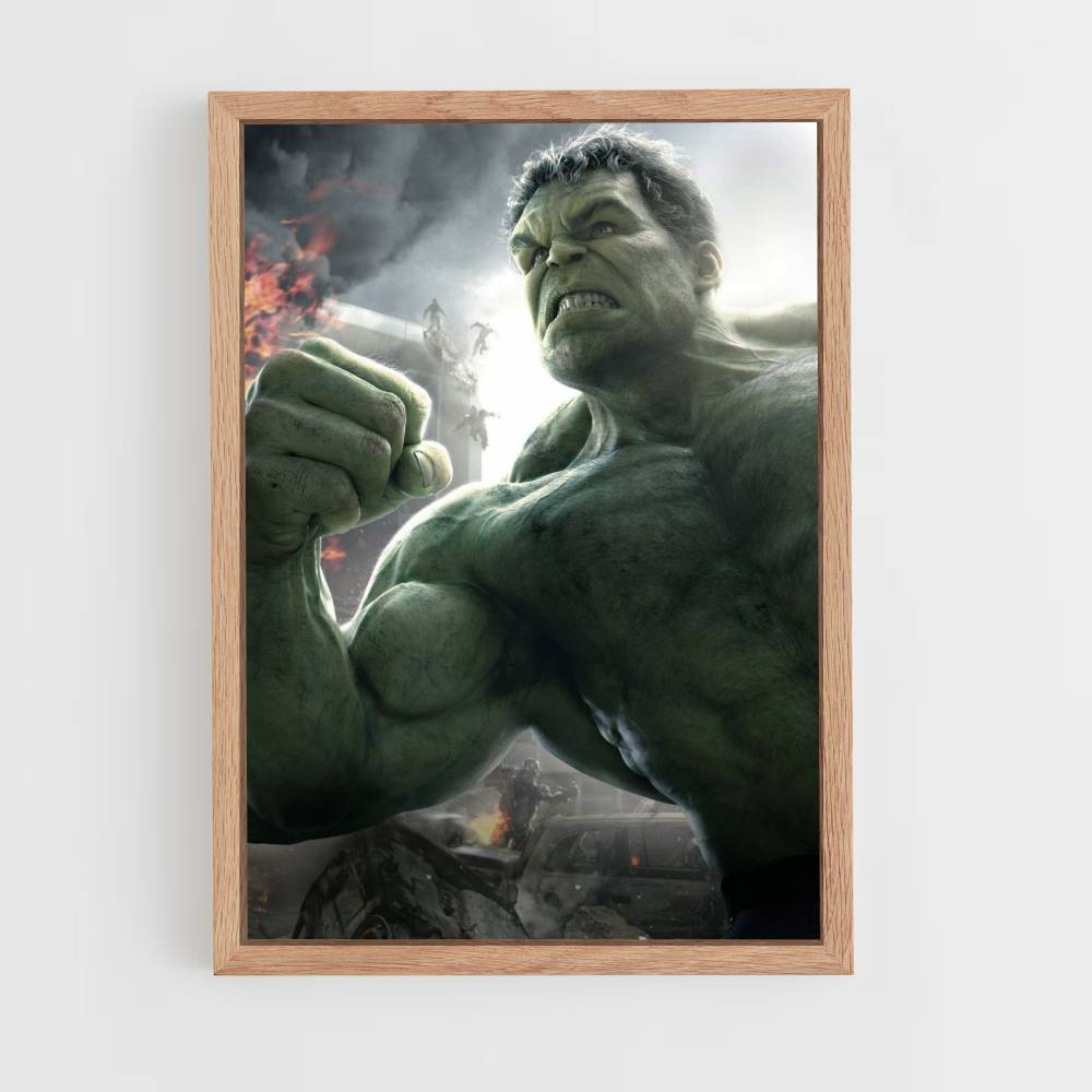 Poster Hulk Combat