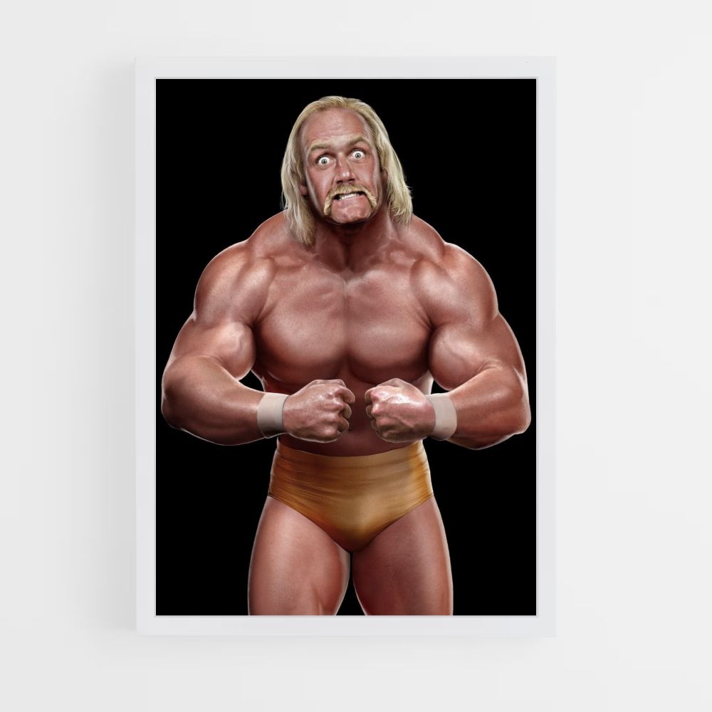 Poster Hulk Hogan Cartoon