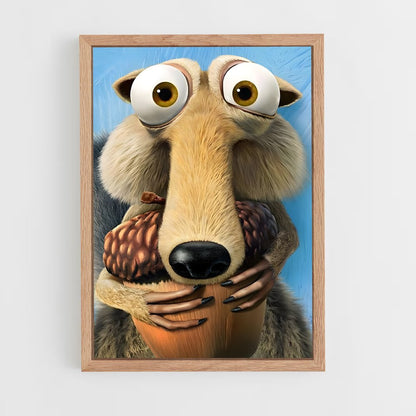 ice-age-1 cadre Bois clair