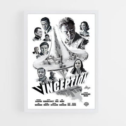 inception-12 cadre Blanc