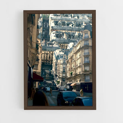 inception-21 cadre Bois foncé