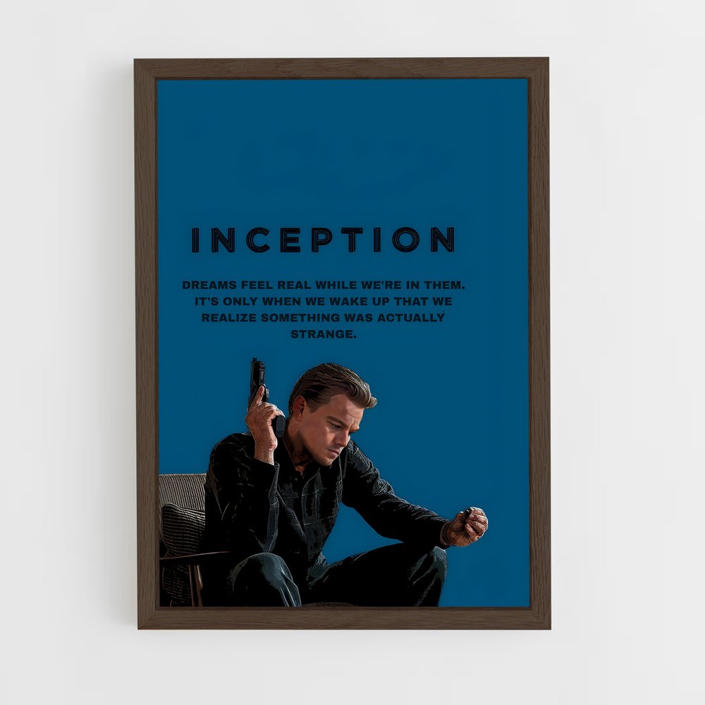 inception-4 cadre Bois foncé